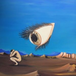 LThe Eye acrylic on canvas